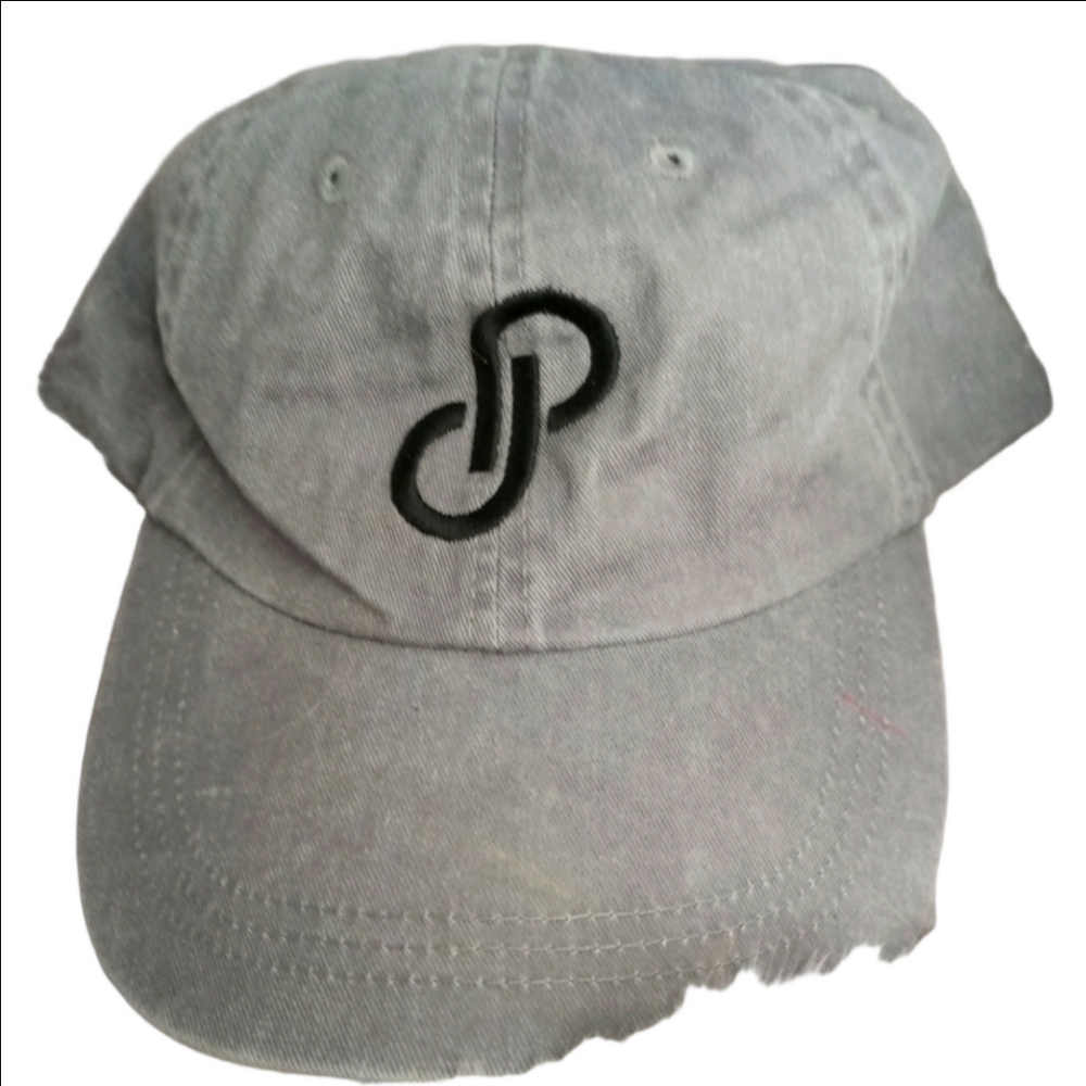Poshmark Official Swag Gray and Black Logo Baseball Cap NWT